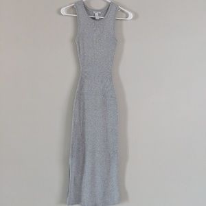 S textured light grey Charlotte Russe Dress